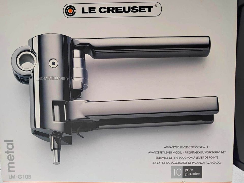 LE CREUSET Metal Advanced Lever Corkscrew Set