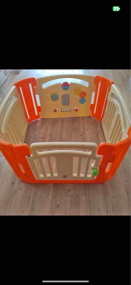 Pilsan Angel Safety Game Area playpen with door and activity wall