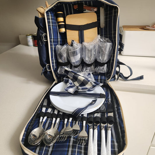 Picnic Backpack with all utensils. R390. Never used.